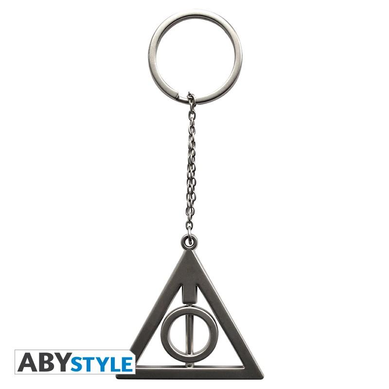 HARRY POTTER KEYCHAIN 3D 'DEATHLY HALLOWS' DONI DELLA MORTE