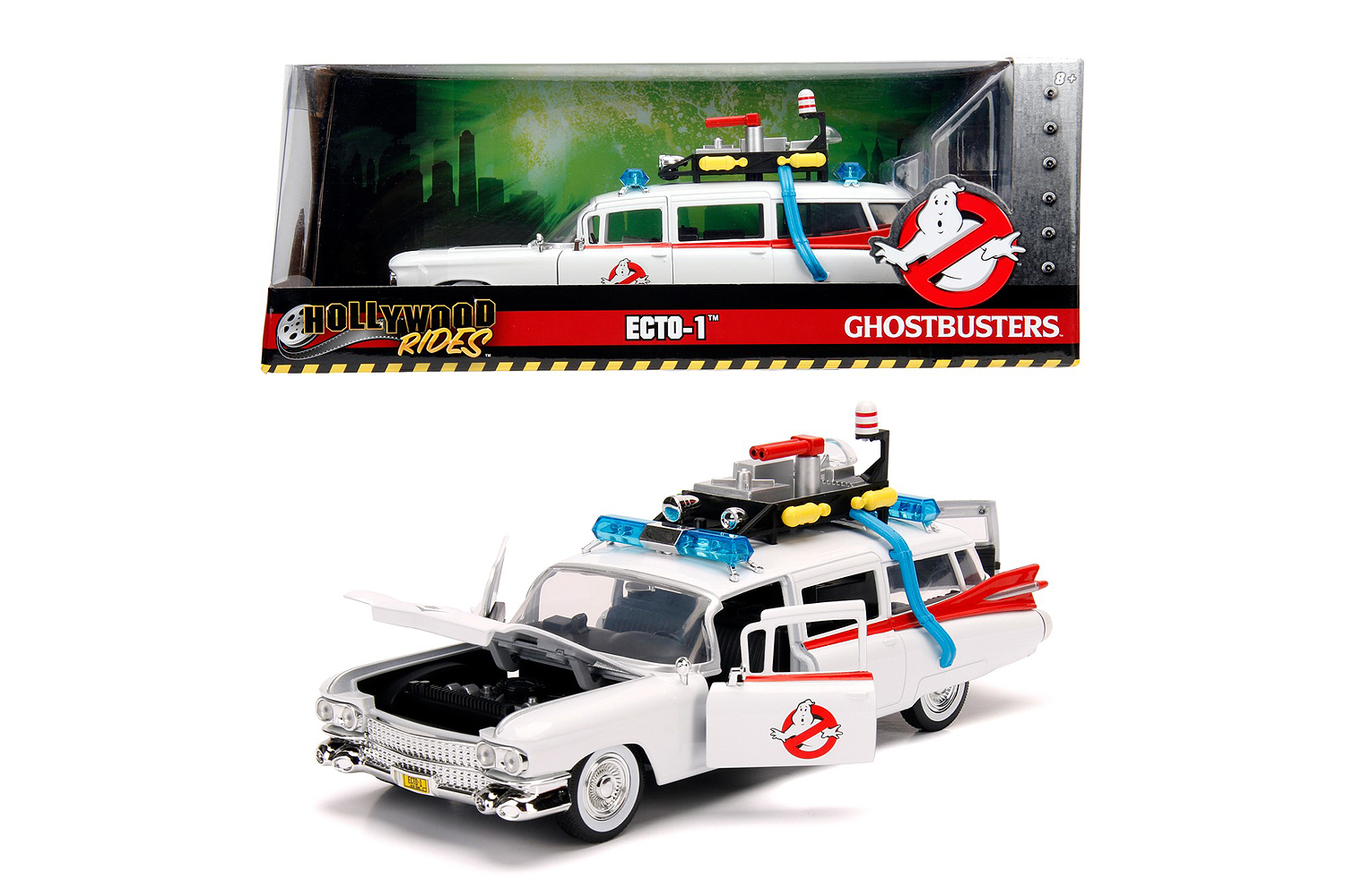 GHOSTBUSTERS DIECAST MODEL 1/24 1959 CADILLAC ECTO-1