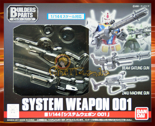 BUILDERS PARTS SYSTEM WEAPON 001 1/144 (7200)