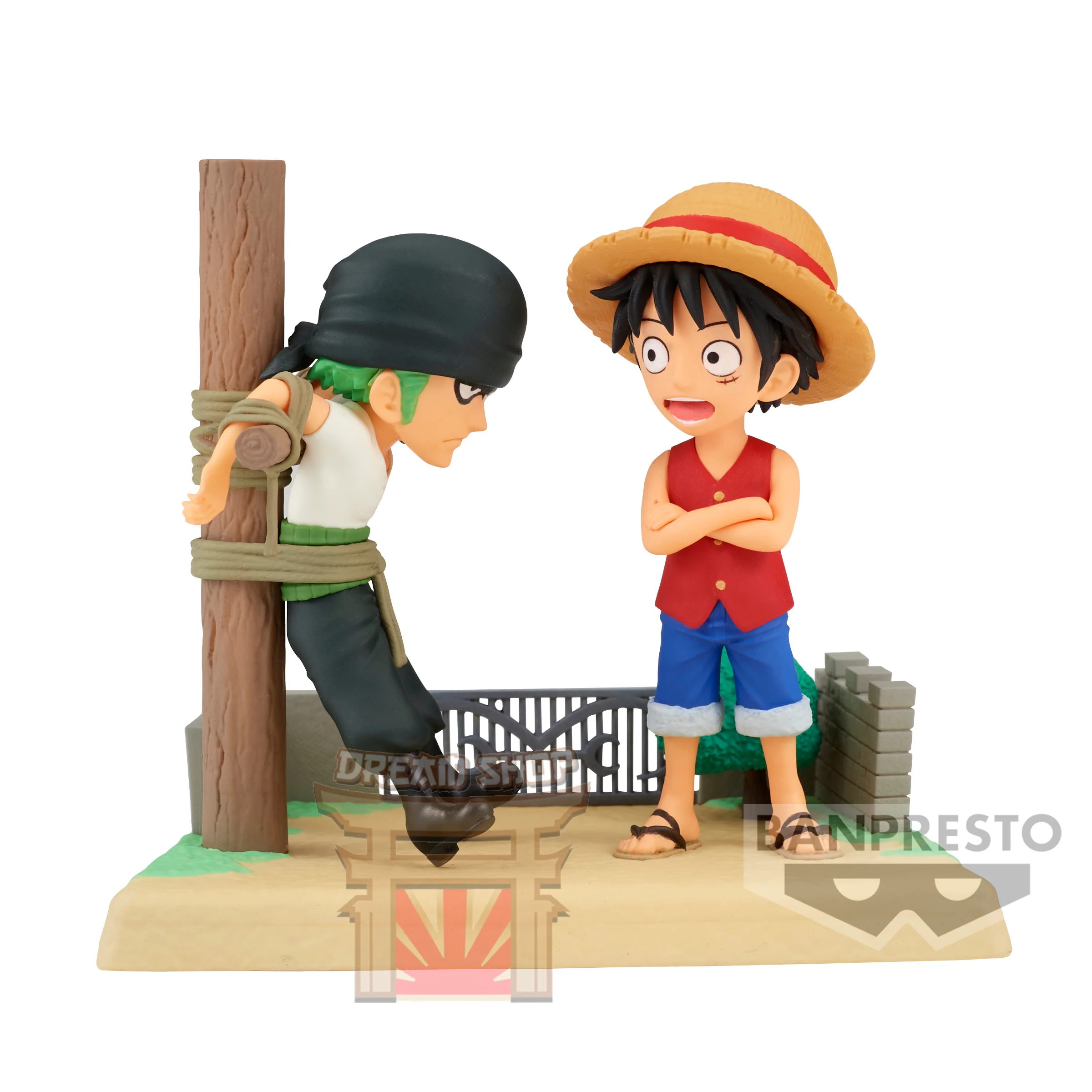 LUFFY & ZORO WORLD COLLECTABLE FIGURE LOG STORIES