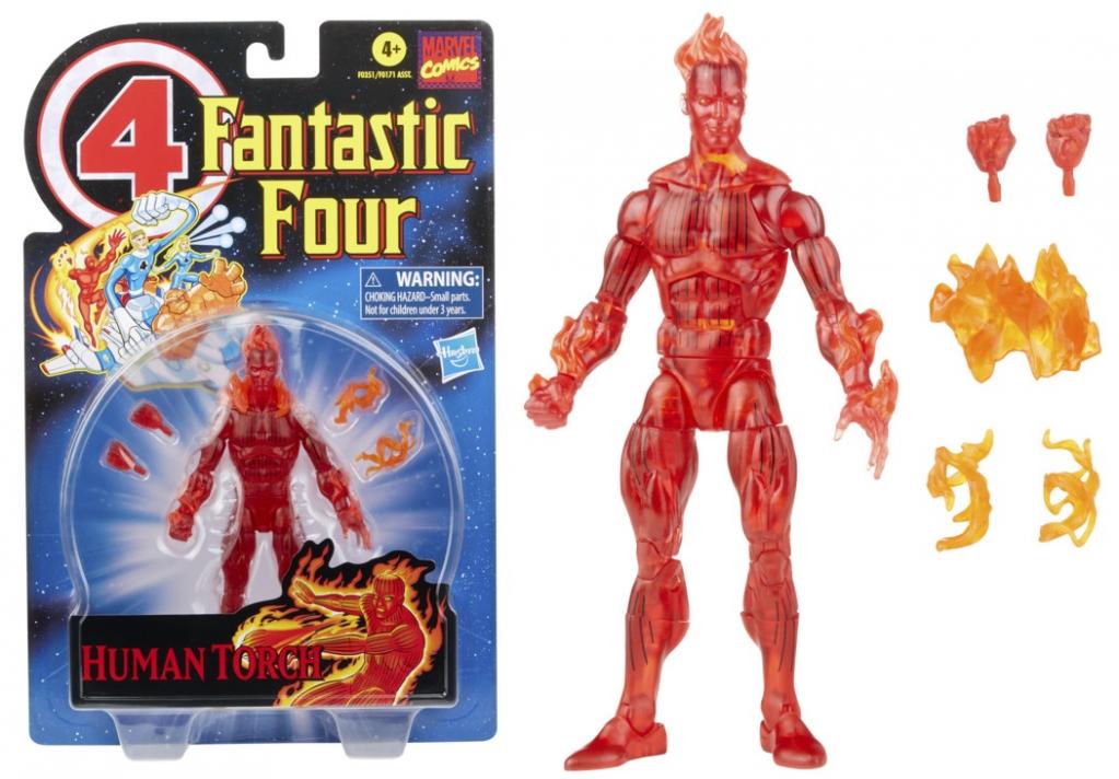 MARVEL RETRO COLLECTION ACTION FIGURE 2021 HUMAN TORCH