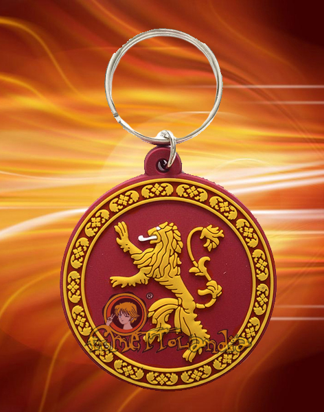 GAME OF THRONES RUBBER KEYCHAIN LANNISTER