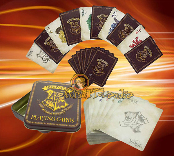 HARRY POTTER PLAYING CARDS HOGWARTS