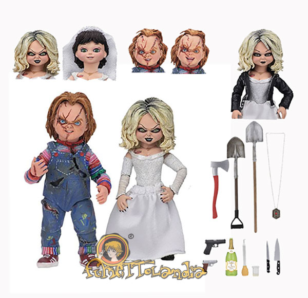BRIDE OF CHUCKY ULTIMATE ACTION FIGURE 2-PACK CHUCKY & TIFFANY