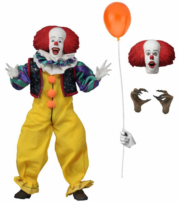 IT PENNYWISE CLOTHED ACTION FIGURE (1990)