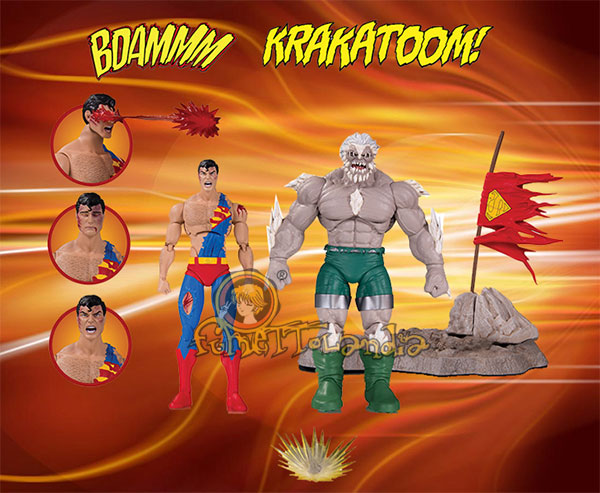 DC ICONS A.F. 2-PACK THE DEATH OF SUPERMAN