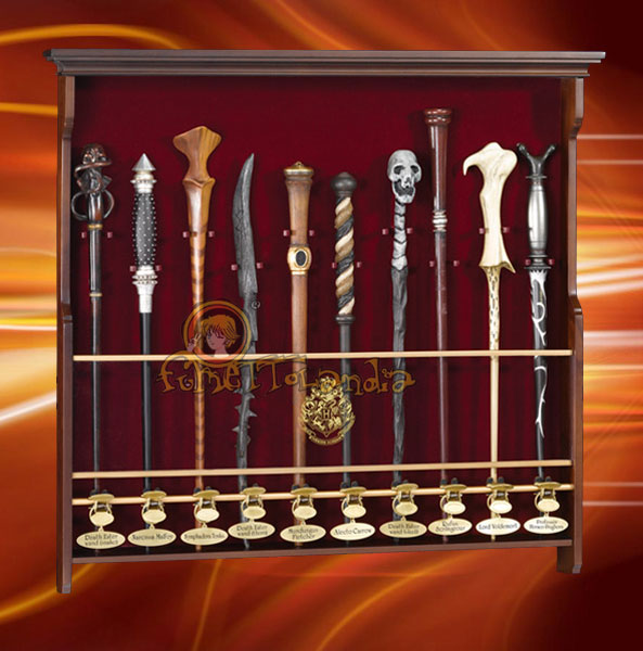 HARRY POTTER 10 WAND DISPLAY