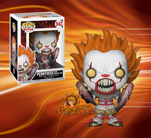 POP! MOVIES #542 PVC IT 2017 PENNYWISE W/SPIDER LEGS