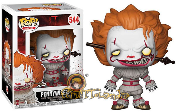 POP! MOVIES #544 PVC IT 2017 PENNYWISE W/WROUGHT IRON