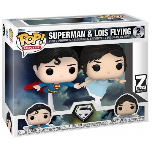 POP! MOVIES PVC SUPERMAN & LOIS FLYING