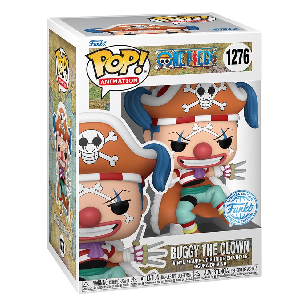 POP! ANIMATION #1276 PVC ONE PIECE BUGGY THE CLOWN