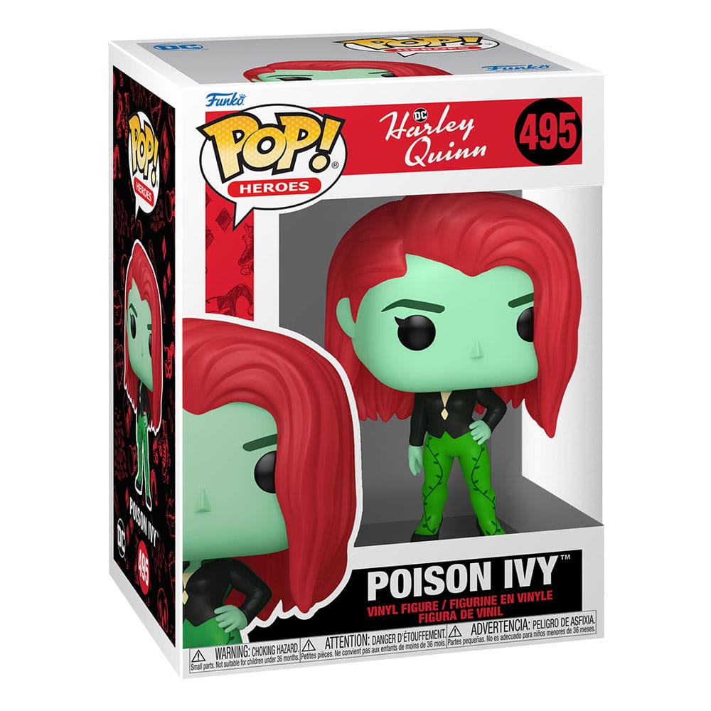 POP! HEROES #495 PVC HARLEY QUINN ANIMATED SERIES POISON IVY
