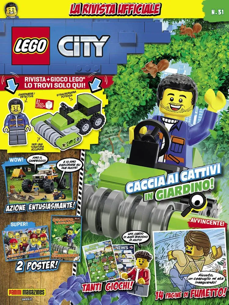 PANINI TECH #034 LEGO CITY N.31