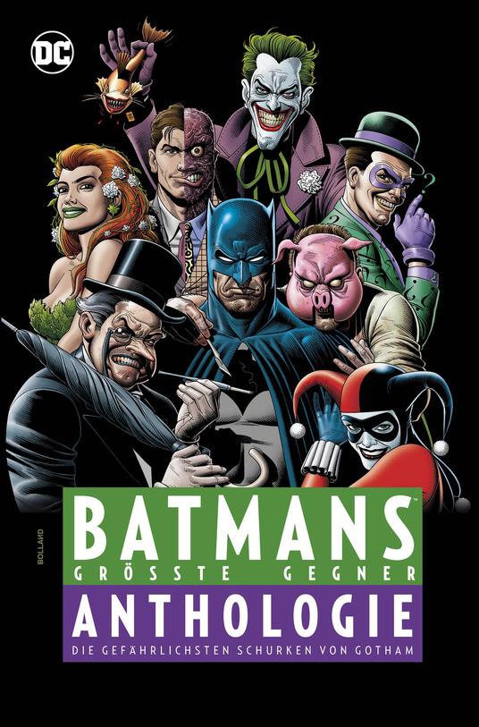 DC COMICS ANTHOLOGY GRANDE LIBRO DI BATMAN I NEMICI
