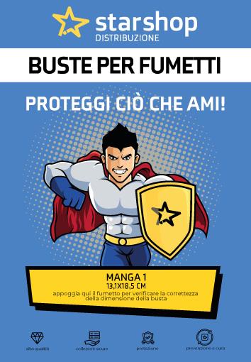 ACCESSORI: BUSTE PROTECTORS STAR MANGA 1 (13,1 X 18,5)