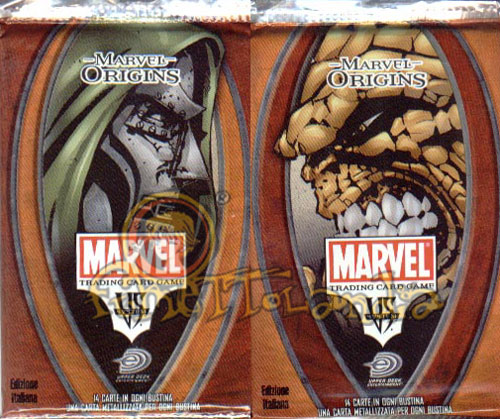 CARDS MARVEL VS SYSTEM MARVEL ORIGINS BUSTE ITALIANO