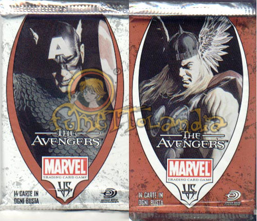 CARDS MARVEL VS SYSTEM AVENGERS BUSTE ITALIANO