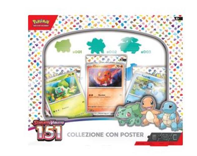 POKEMON COLLEZIONE SCARLATTO E VIOLETTO 151 CON POSTER