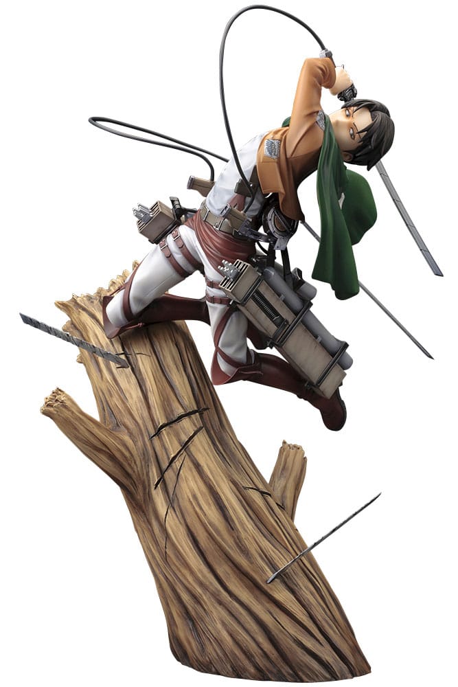 ATTACK ON TITAN ARTFXJ STATUE 1/8 LEVI RENEWAL PACKAGE VER. 28 CM