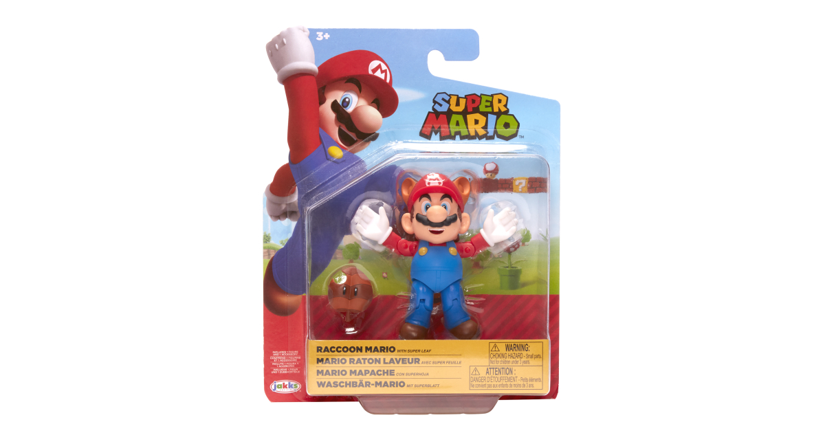 SUPER MARIO BROS RACCOON PVC FIGURE