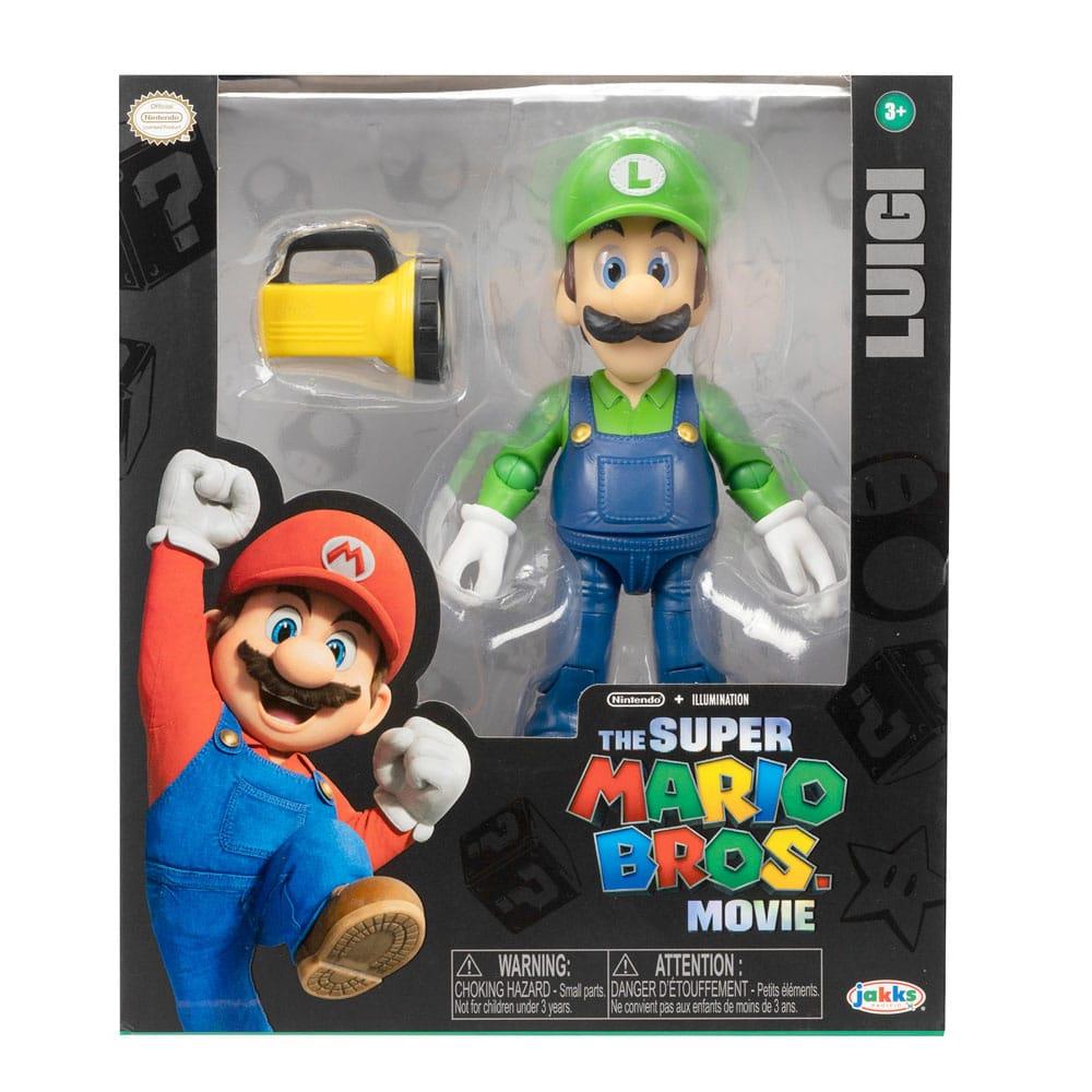 SUPER MARIO BROS MOVIE LUIGI ACTION FIGURE