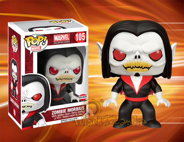 POP! MARVEL #105 PVC BOBBLE HEAD ZOMBIE MORBIUS