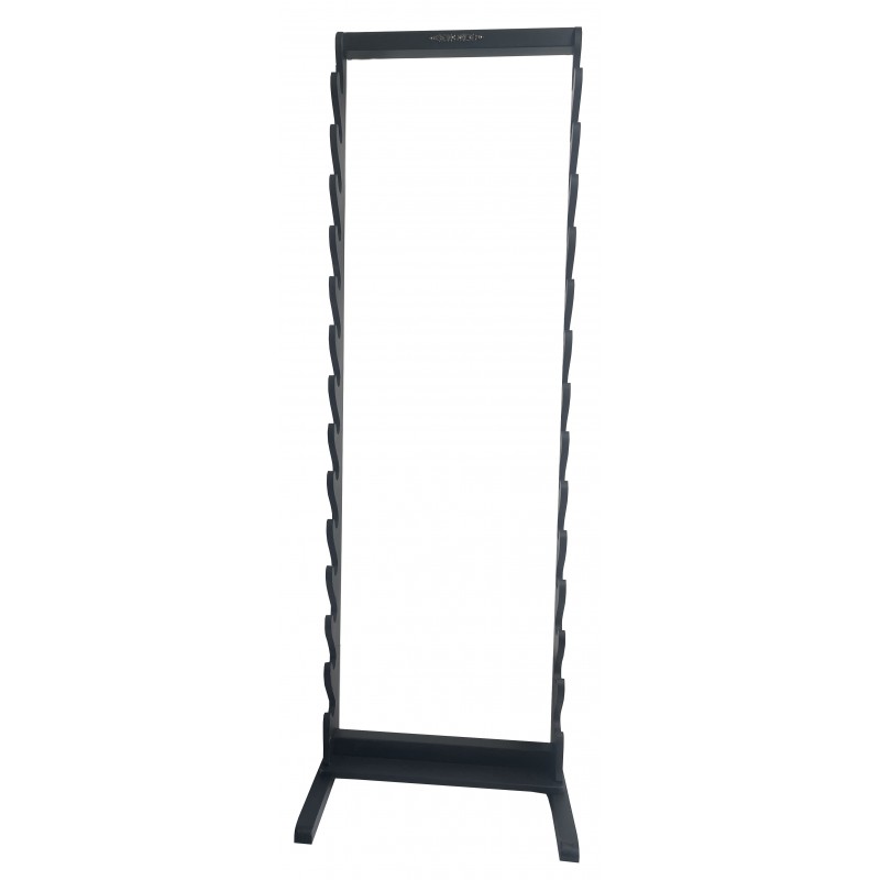 ESPOSITORE PORTA KATANE/PISTOLE 8 POSTI BLACK DA TERRA (35/KT8.01)