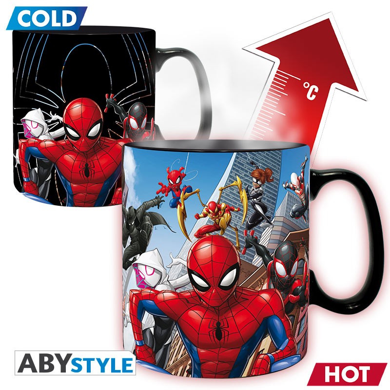 MARVEL SPIDER-MAN MULTIVERSE TAZZA MUG HEAT CHANGE 460 ML