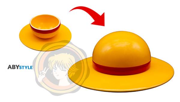 ONE PIECE BOWL AND SAUCER STRAWHAT