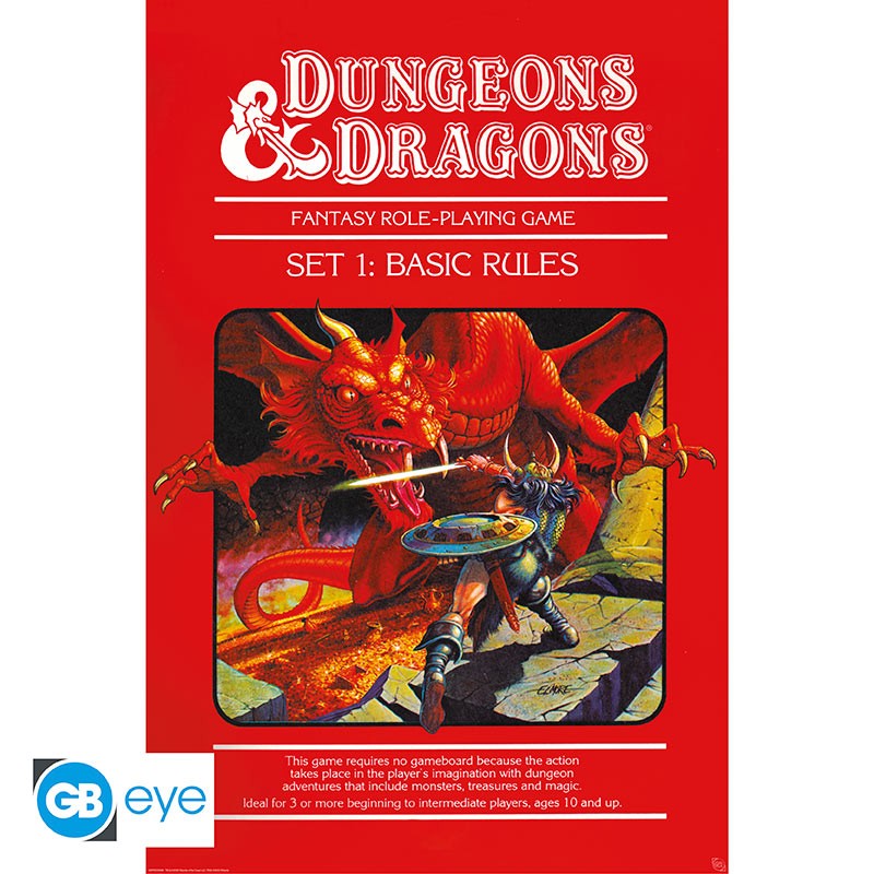DUNGEONS & DRAGONS POSTER BASIC RULES (91.5X61)