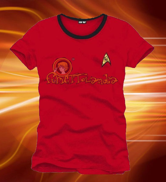 STAR TREK SCOTTY RED UNIFORM T-SHIRT (L)