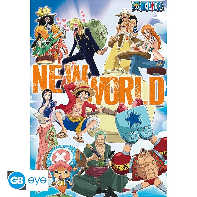 ONE PIECE - POSTER 'NEW WORLD TEAM' (91.5X61)