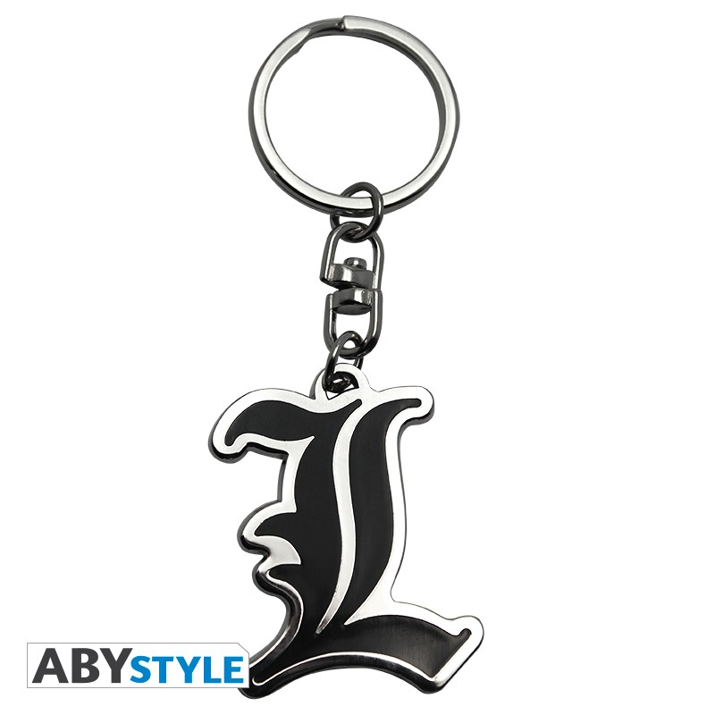 DEATH NOTE KEYCHAIN 'L SYMBOL' ELLE