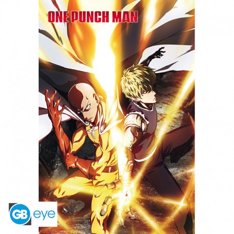 ONE PUNCH MAN POSTER 'SAITAMA & GENOS' (91.5X61)