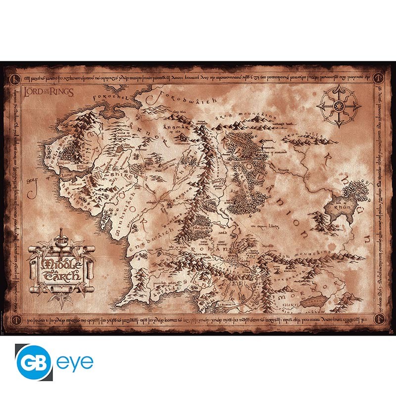 LORD OF THE RINGS - POSTER 'MAP' (91.5X61)