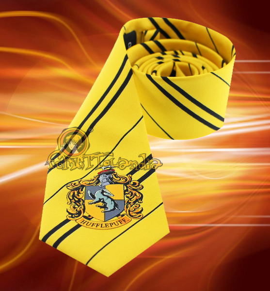 HARRY POTTER CRAVATTA TASSOROSSO TIE HUFFLEPUFF