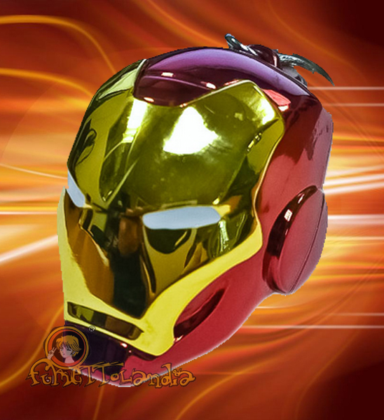 IRON MAN HELMET METAL KEYRING SEMIC