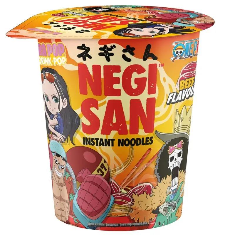 NEGI SAN INSTANT NOODLES ONE PIECE SPICY BEEF FLAVOUR (SOFT)