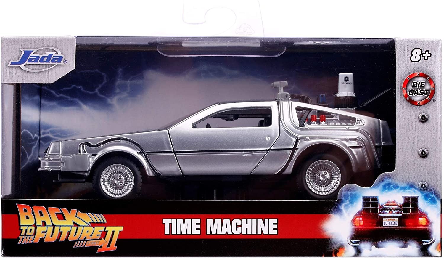 BACK TO THE FUTURE 2 DELOREAN TIME MACHINE 1:32