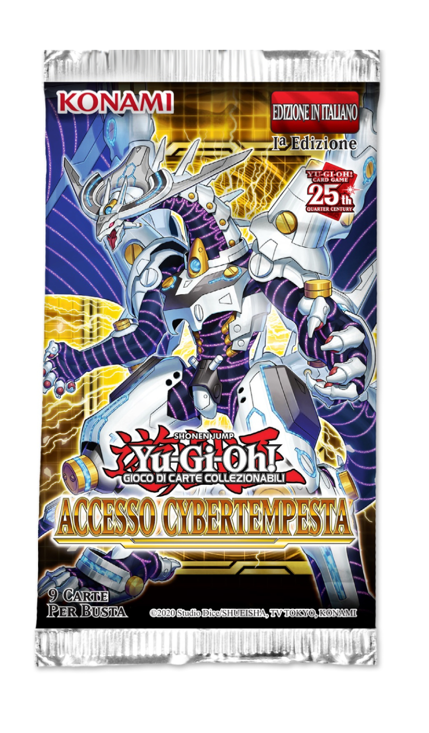 YU-GI-OH! ACCESSO CYBERTEMPESTA BUSTA SINGOLA