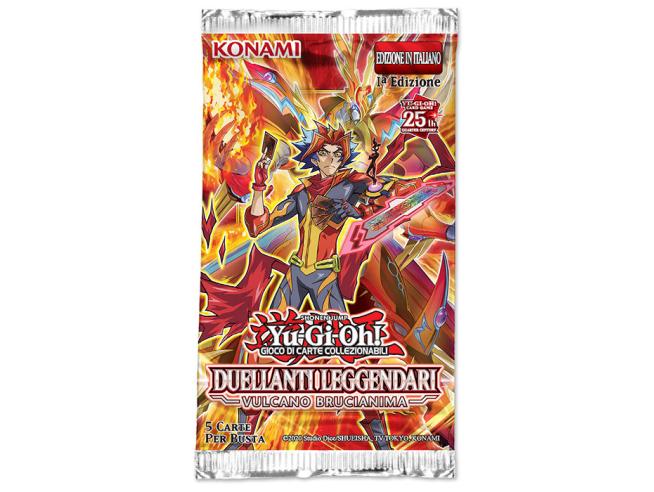 YU-GI-OH! DUELLANTI LEGGENDARI VULCANO BRUCIANIMA BUSTA SINGOLA