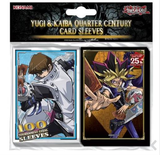 YU-GI-OH! 100 BUSTINE SMALL YUGI & KAIBA QUARTER CENTURY ACCESSORIES