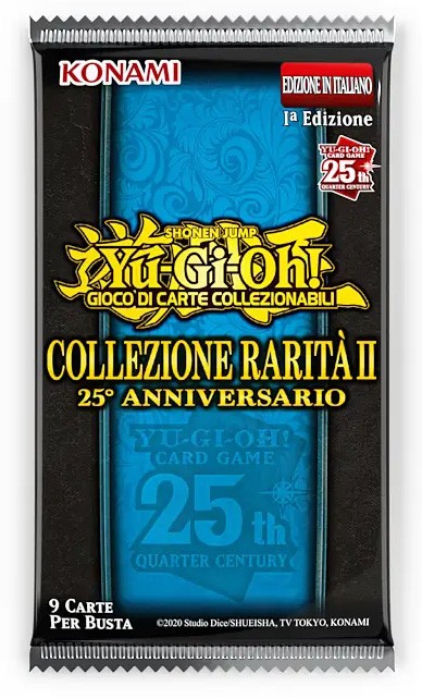 YU-GI-OH! 25TH ANNIVERSARY RARITY COLLECTION II BUSTA SINGOLA ITALIANO