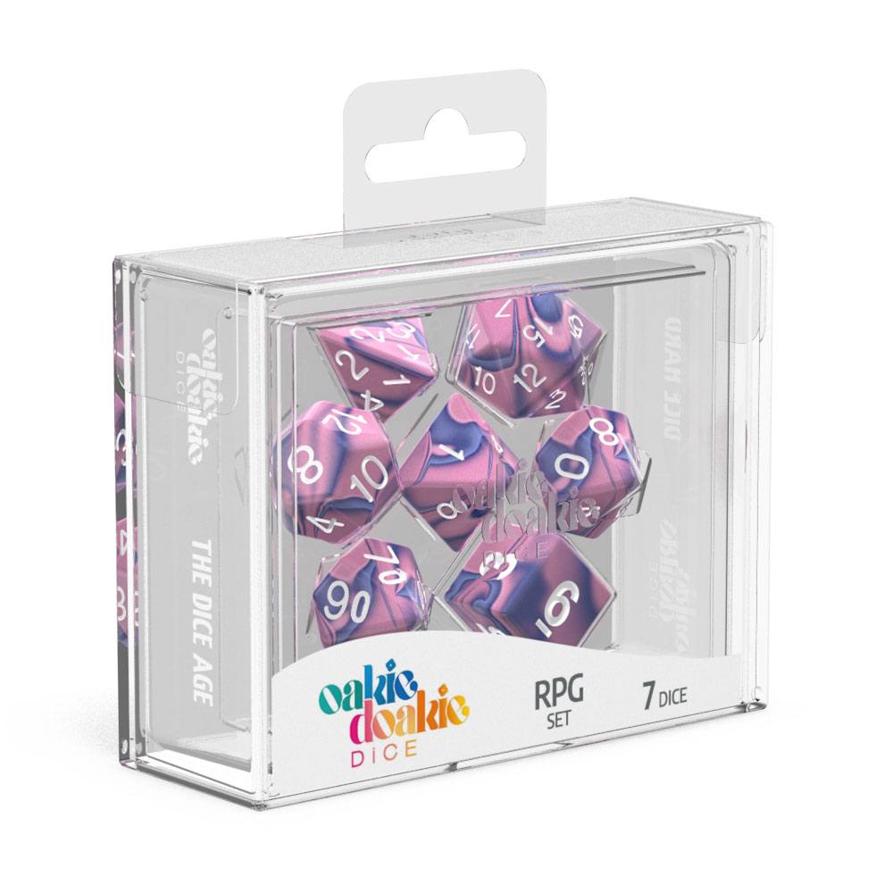 OAKIE DOAKIE DICE RPG SET GEMIDICE - VENUS (7 DADI)