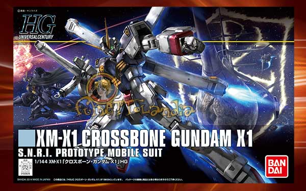 HGUC #187 XM-X1 CROSSBONE GUNDAM X 1 1/144