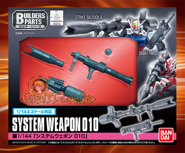 BUILDERS PARTS SYSTEM WEAPON 010 1/144 (25202)