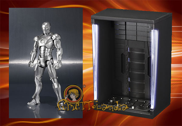 S.H.FIGUARTS IRON MAN MARK II + HALL OF ARMOR SET