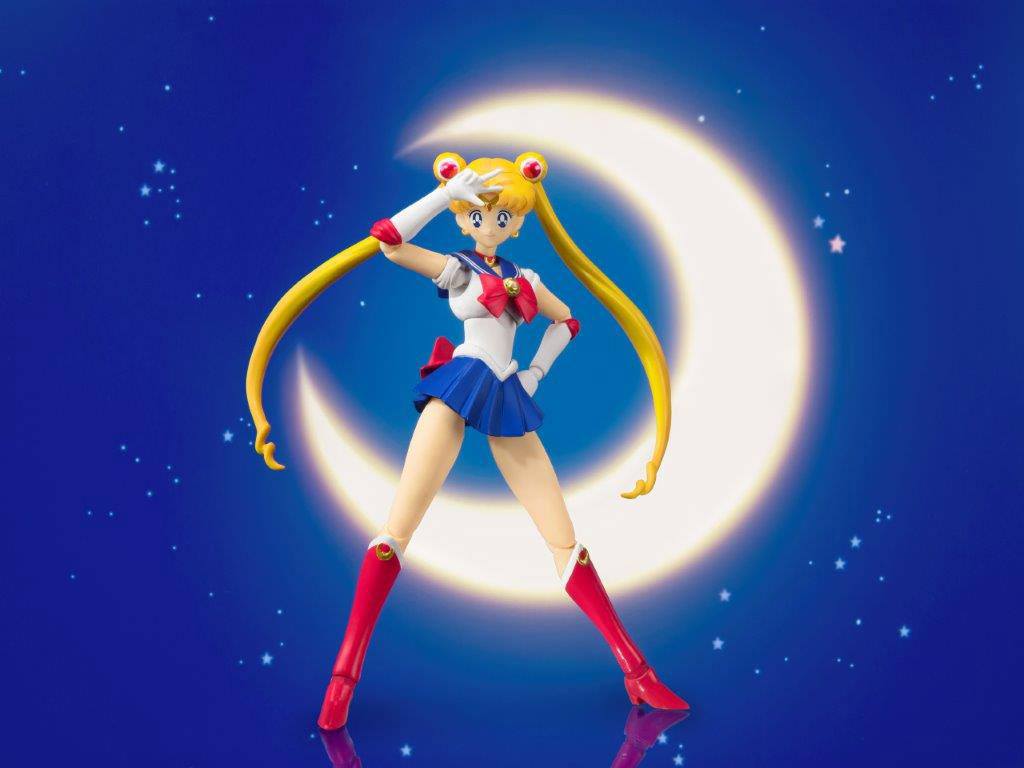 SAILOR MOON S.H. FIGUARTS ACTION FIGURE SAILOR MOON ANIMATION COLOR EDITION 14 CM