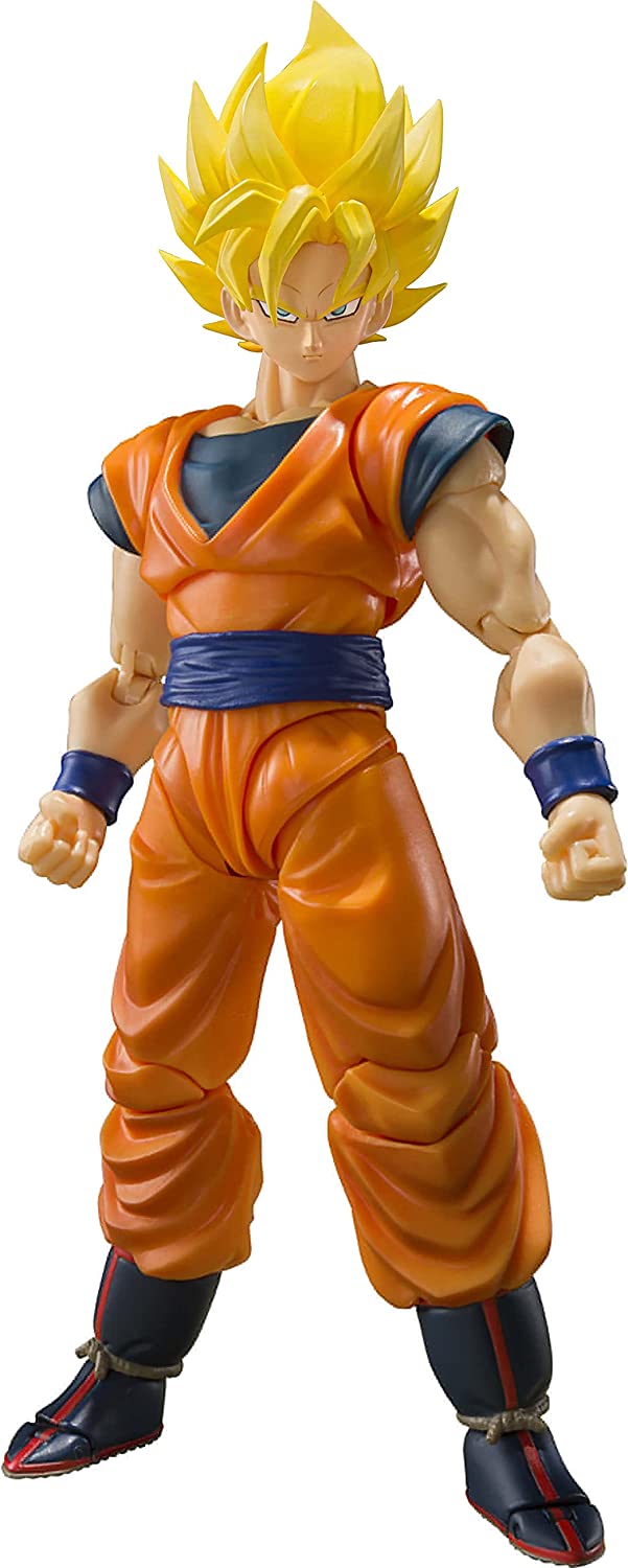 DRAGONBALL Z S.H. FIGUARTS ACTION FIGURE SUPER SAIYAN FULL POWER SON GOKU 14 CM