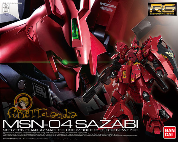 RG #029 MSN-04 SAZABI 1/144